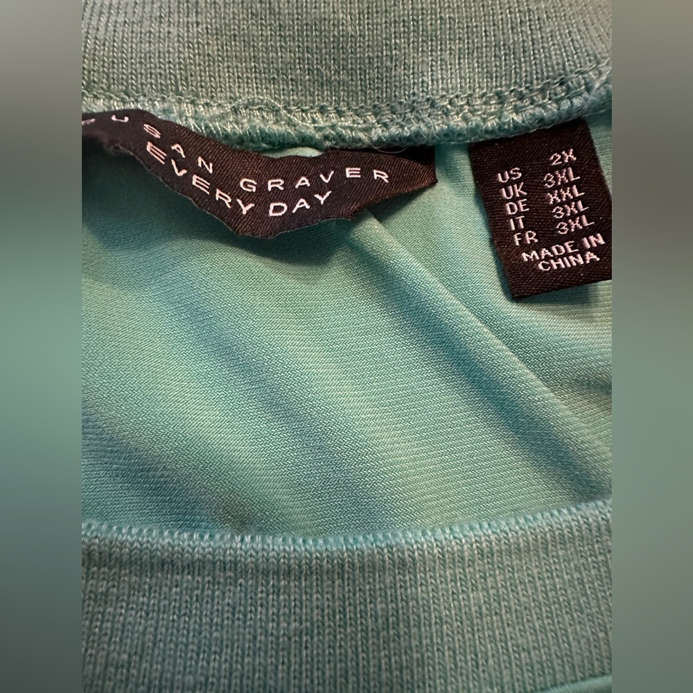 Susan Graver Everyday Liquid knit top Sz 2X - Picture 5 of 13